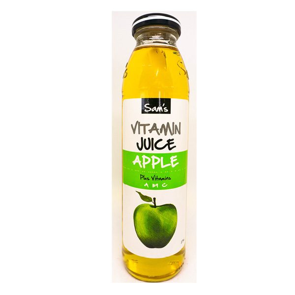 Sams Juice Apple Glass 375ml
