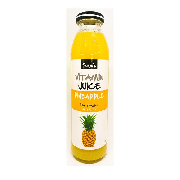 Sams Juice Pineapple Glass 375ml